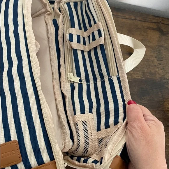 NWT 2 Bottles Wine Carrier Bag, Padded Tote * Perfect‎ for Picnic or Traveling - Picture 6 of 9